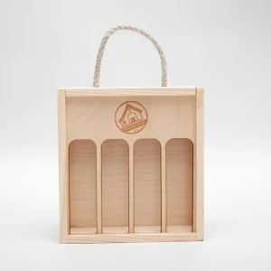 Geschenkkasten für 4 Flaschen